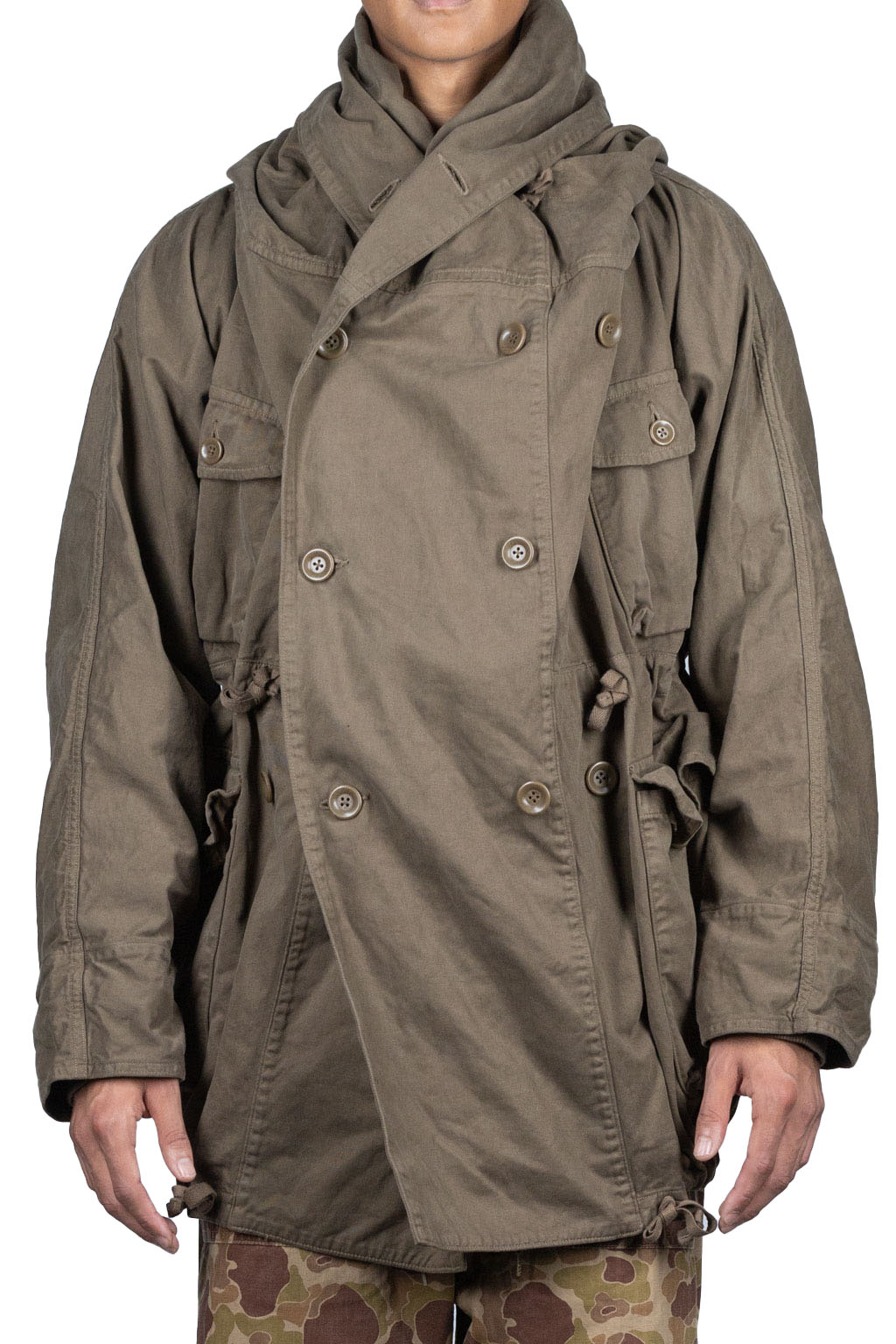 Kapital Katsuragi Cotton RING Coat - Khaki