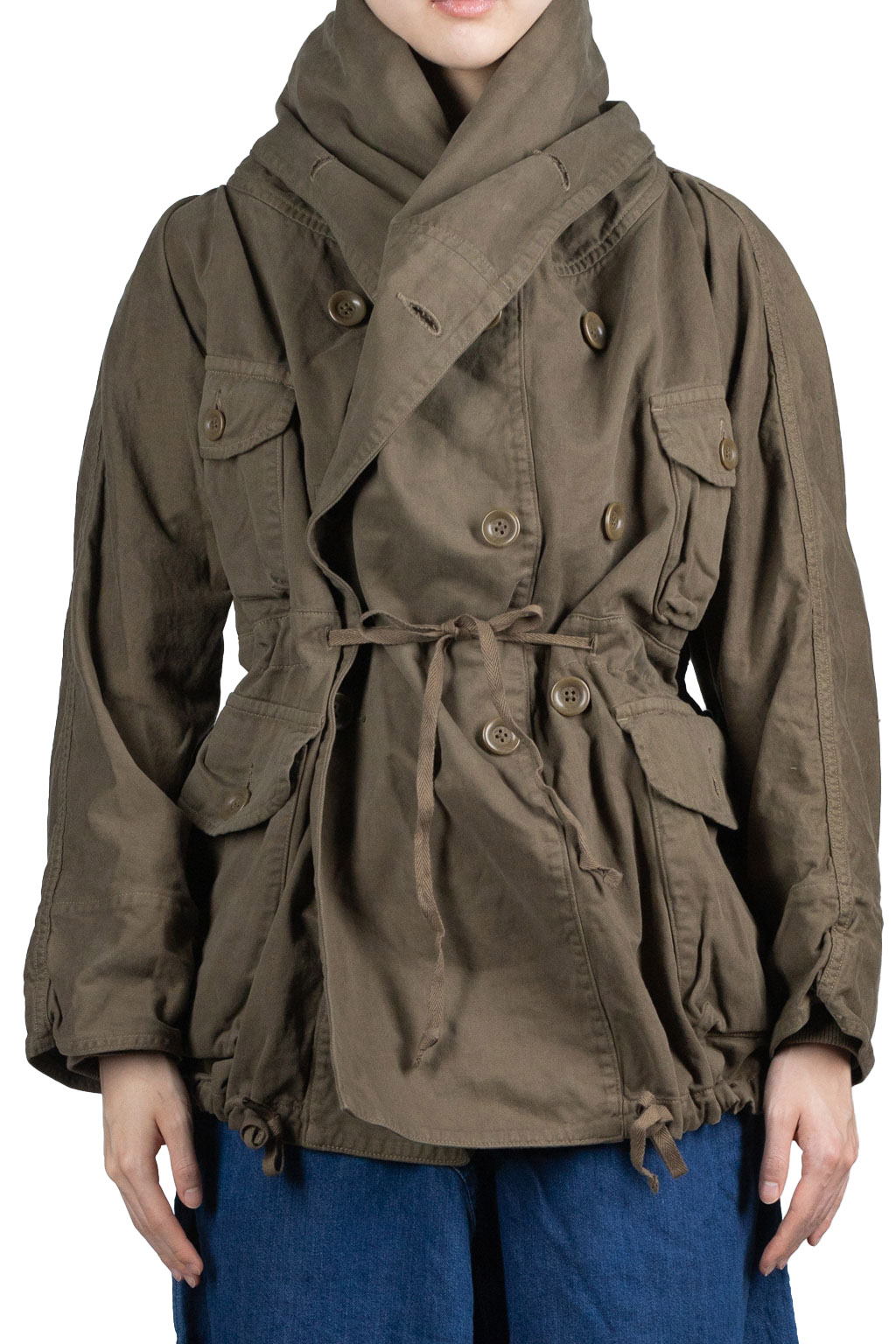 Kapital Katsuragi Cotton RING Coat - Khaki