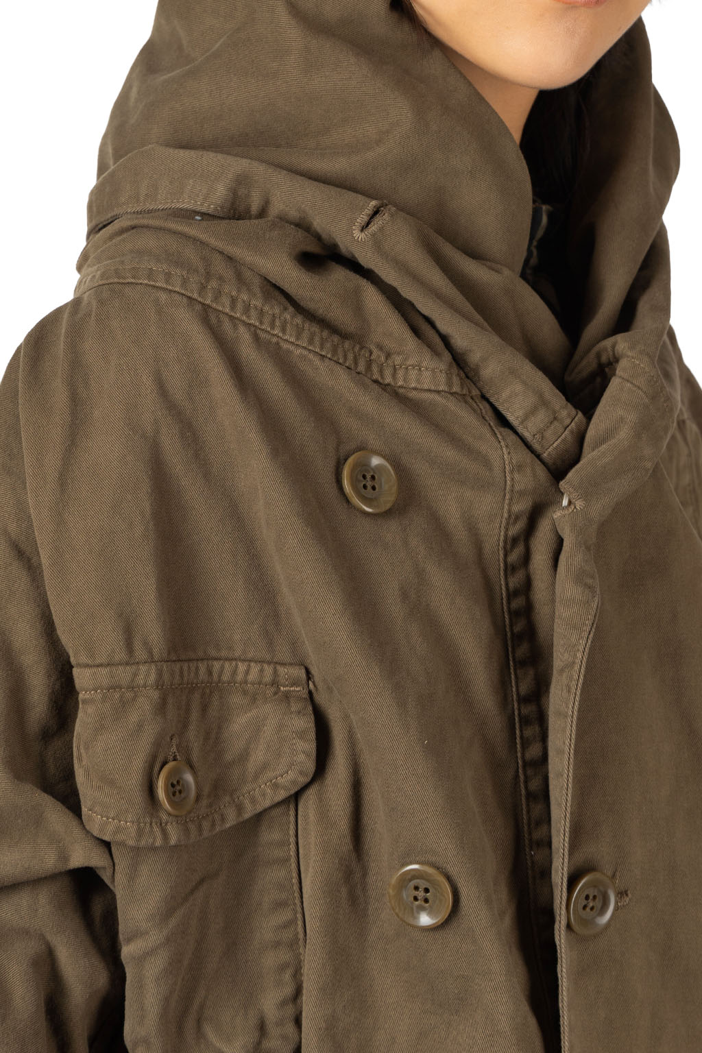 Kapital Katsuragi Cotton RING Coat - Khaki