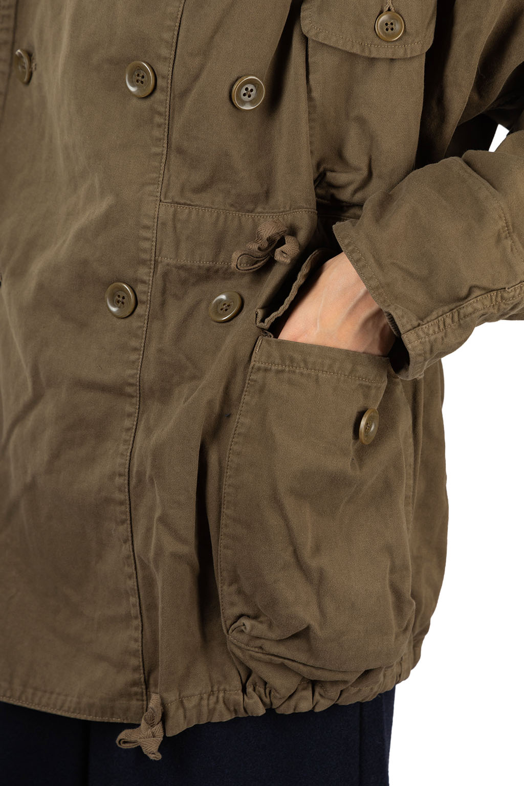 Kapital Katsuragi Cotton RING Coat - Khaki