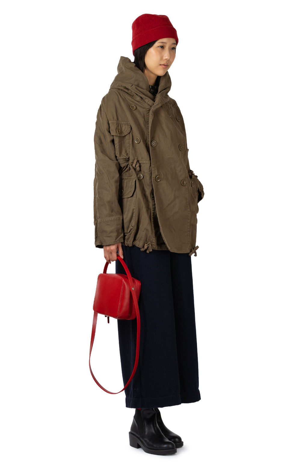 Kapital Katsuragi Cotton RING Coat - Khaki