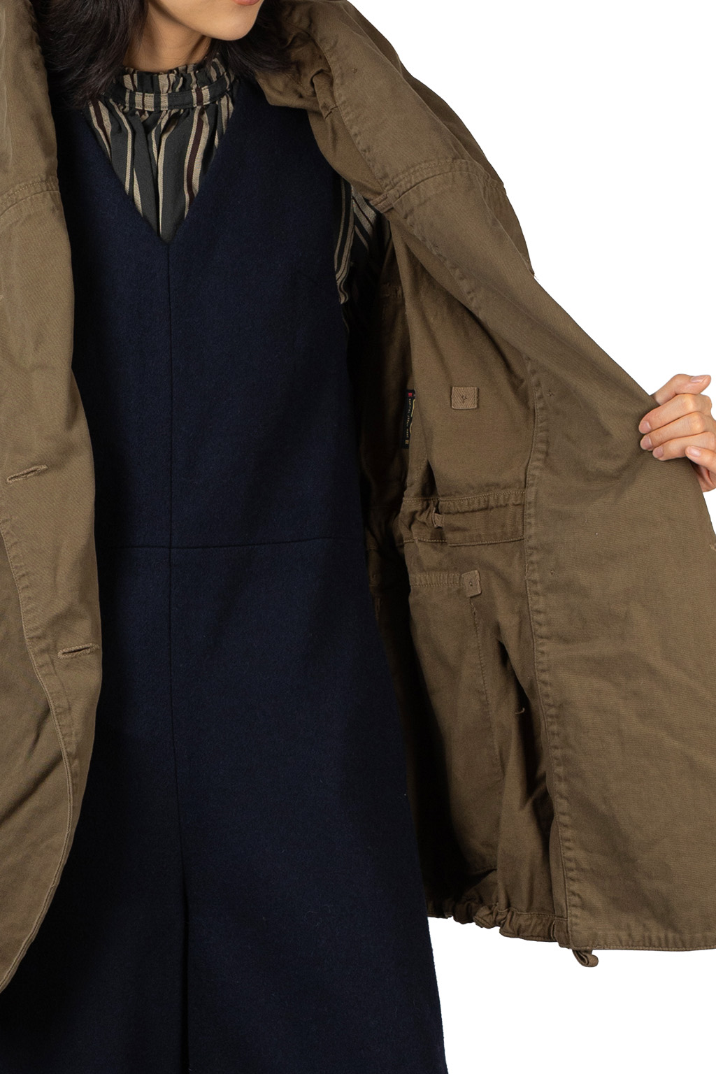 Kapital Katsuragi Cotton RING Coat - Khaki