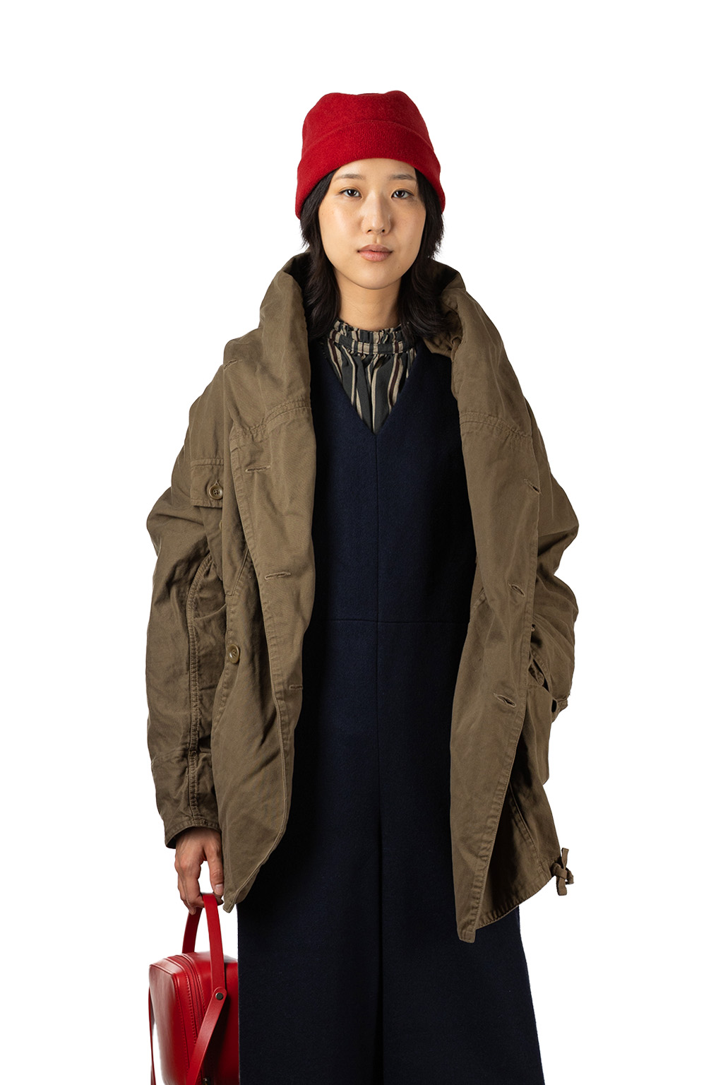 Kapital Katsuragi Cotton RING Coat - Khaki