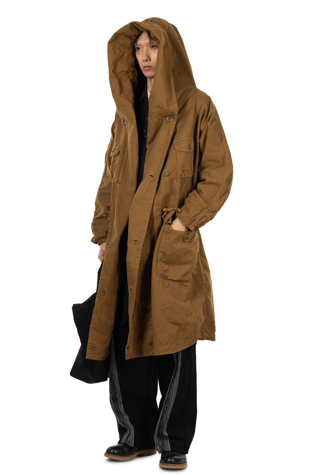 Kapital - Katsuragi Cotton Tall RING Coat - Gold