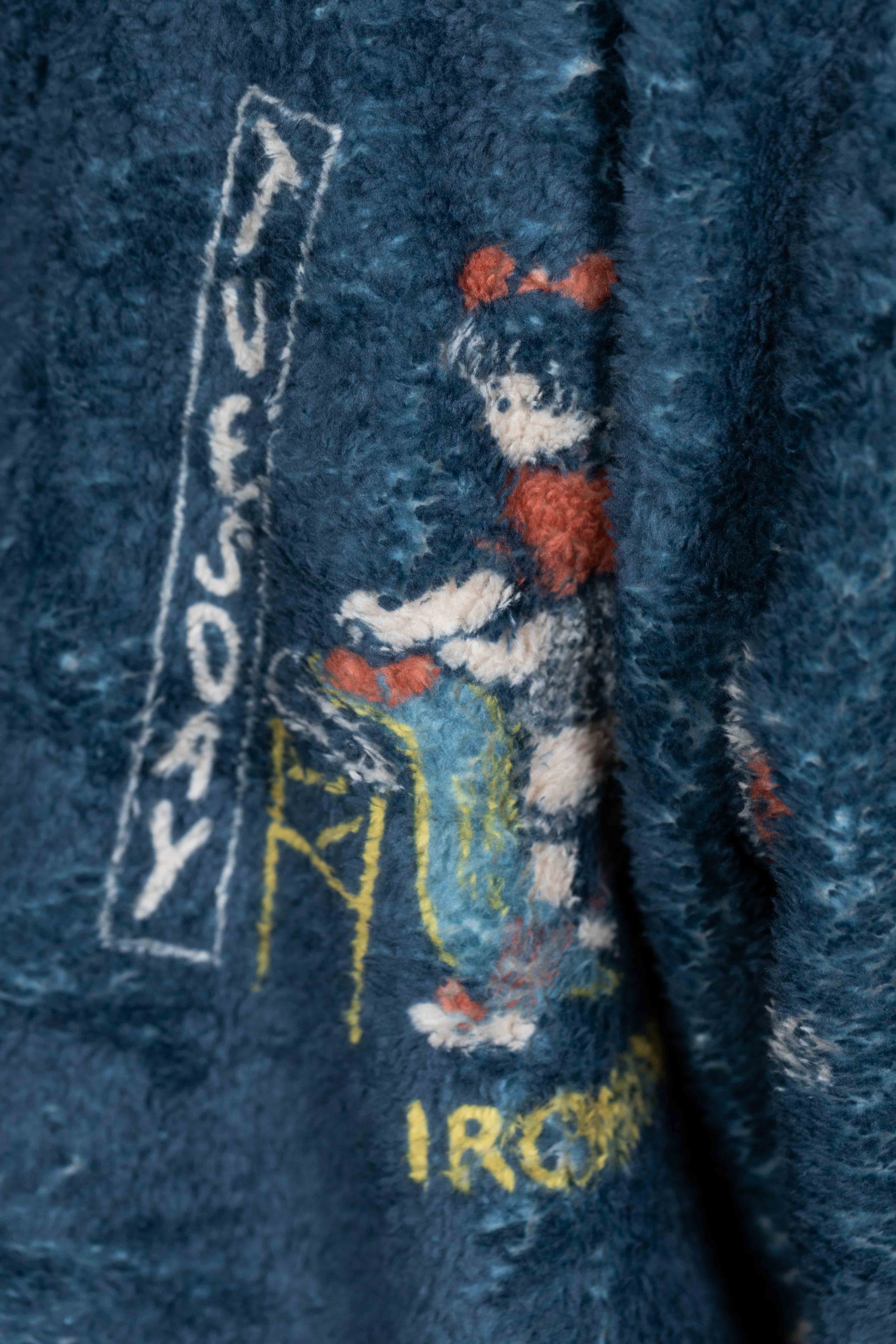 Kapital Kountry Calendar Fleece Pullover  - Navy