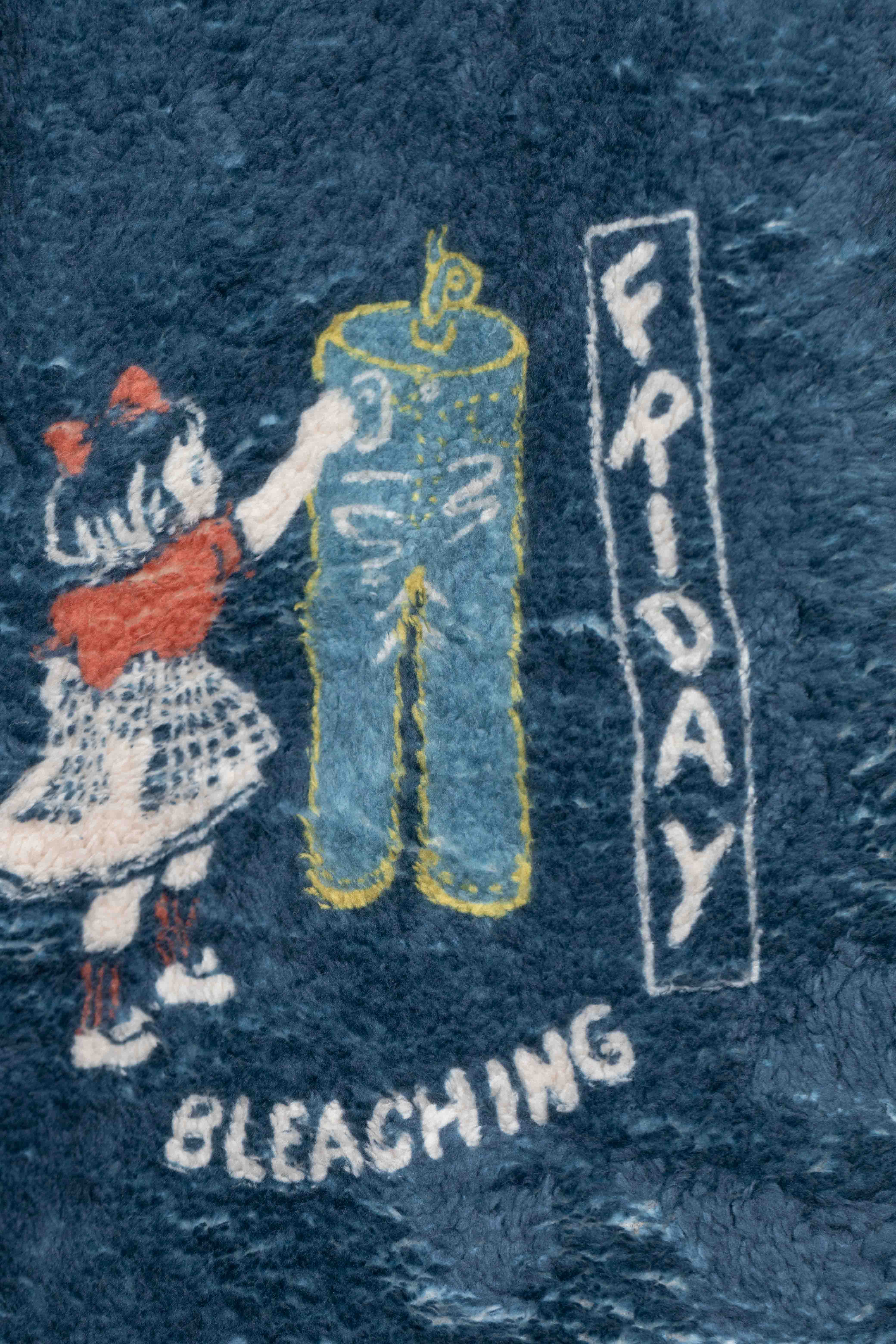 Kapital Kountry Calendar Fleece Pullover  - Navy