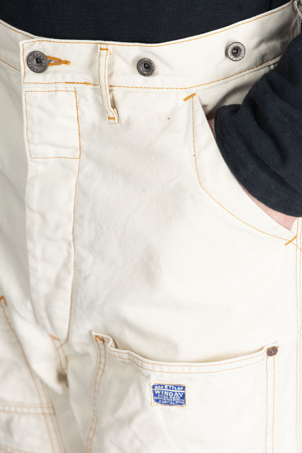 Kapital - Light Canvas LUMBER Pants - Natural