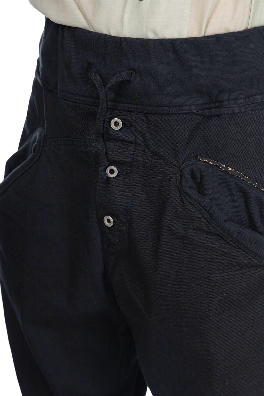 Kapital Light Canvas SAROUEL NOUVELLE Pants - Black