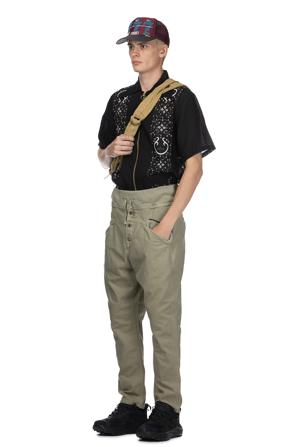 Kapital Light Canvas Sarouel Nouvelle Pants - Khaki