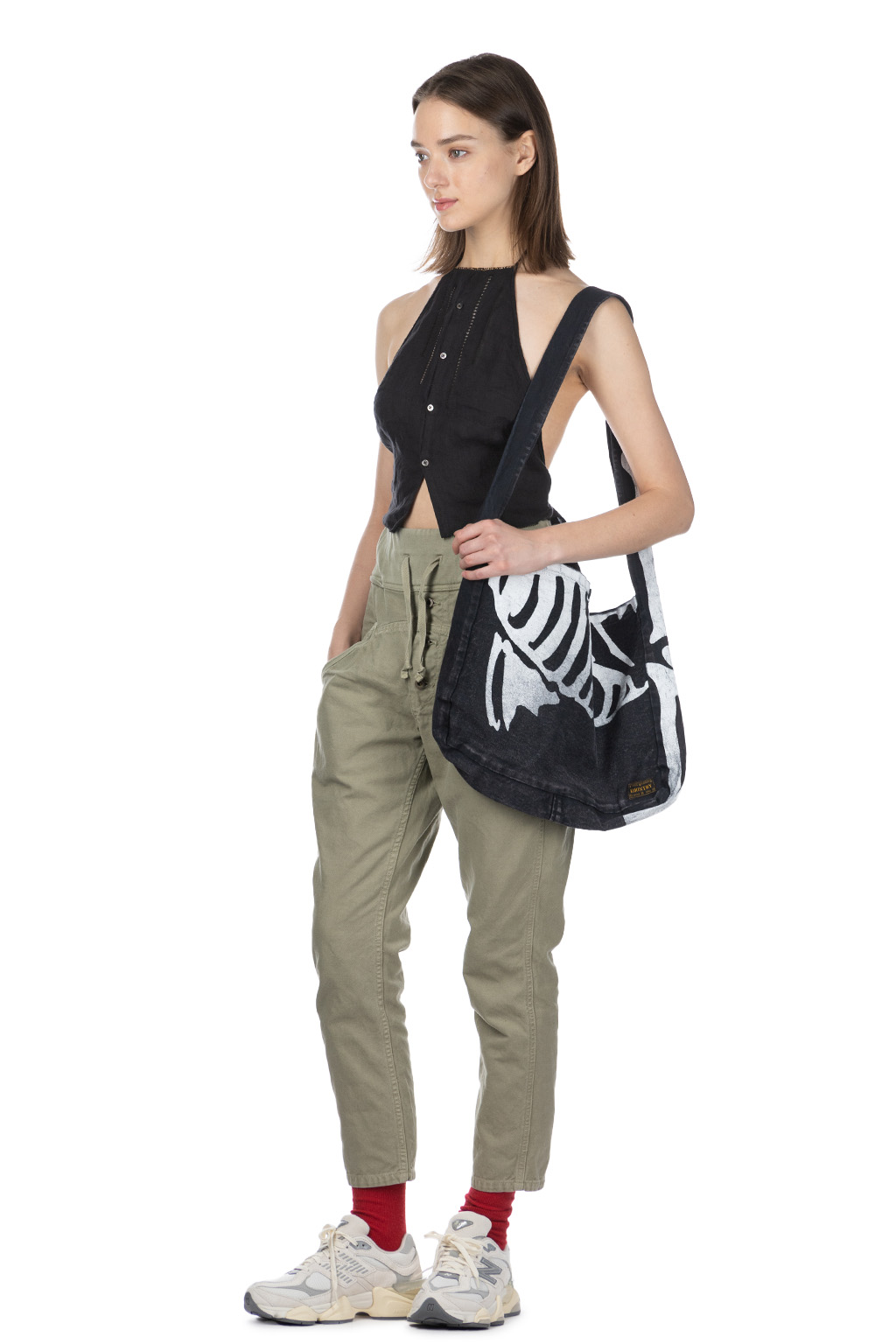 Kapital Light Canvas Sarouel Nouvelle Pants - Khaki