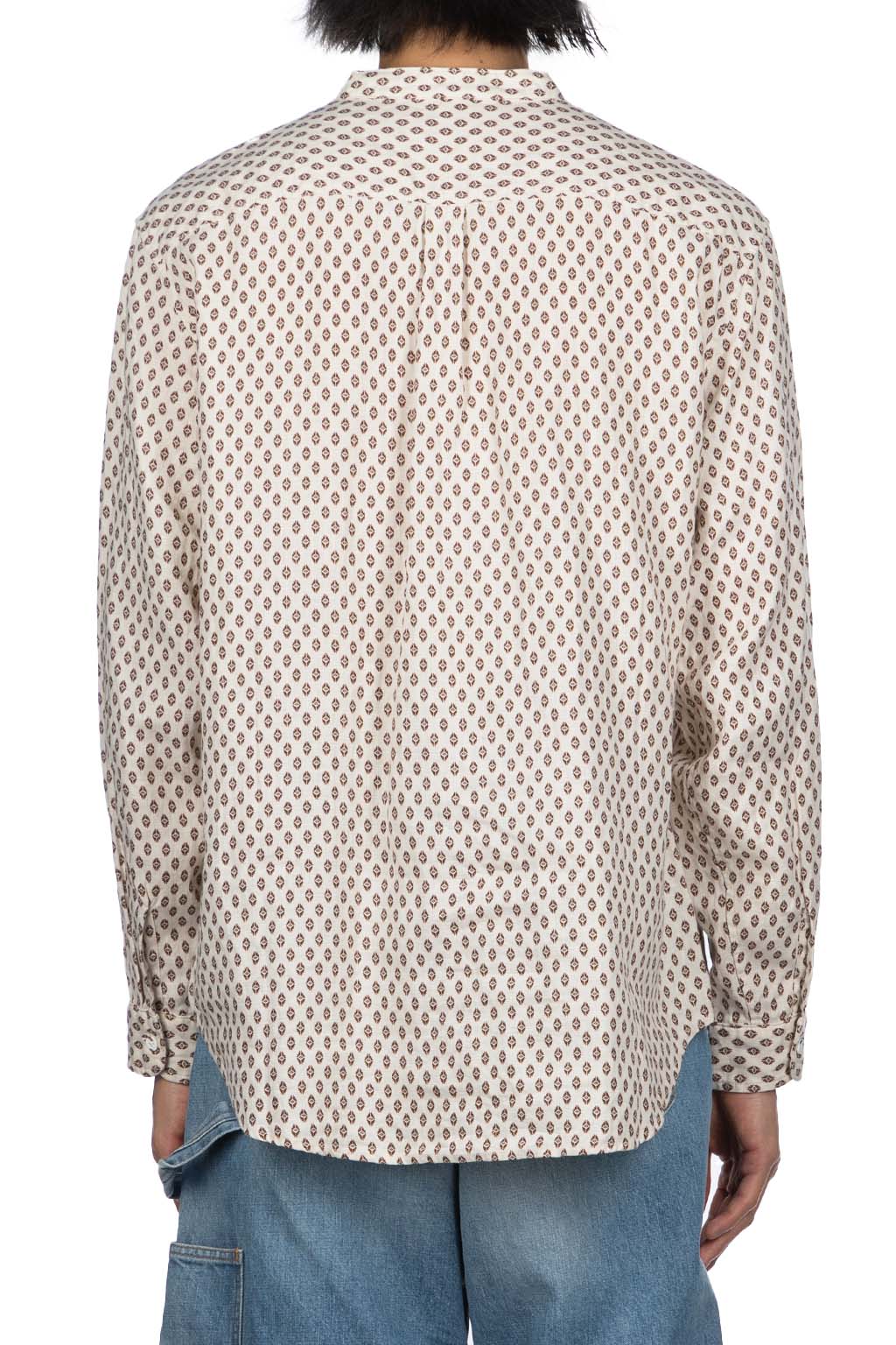 Kapital - Linen CHIMA-MON Stand Collar Shirt