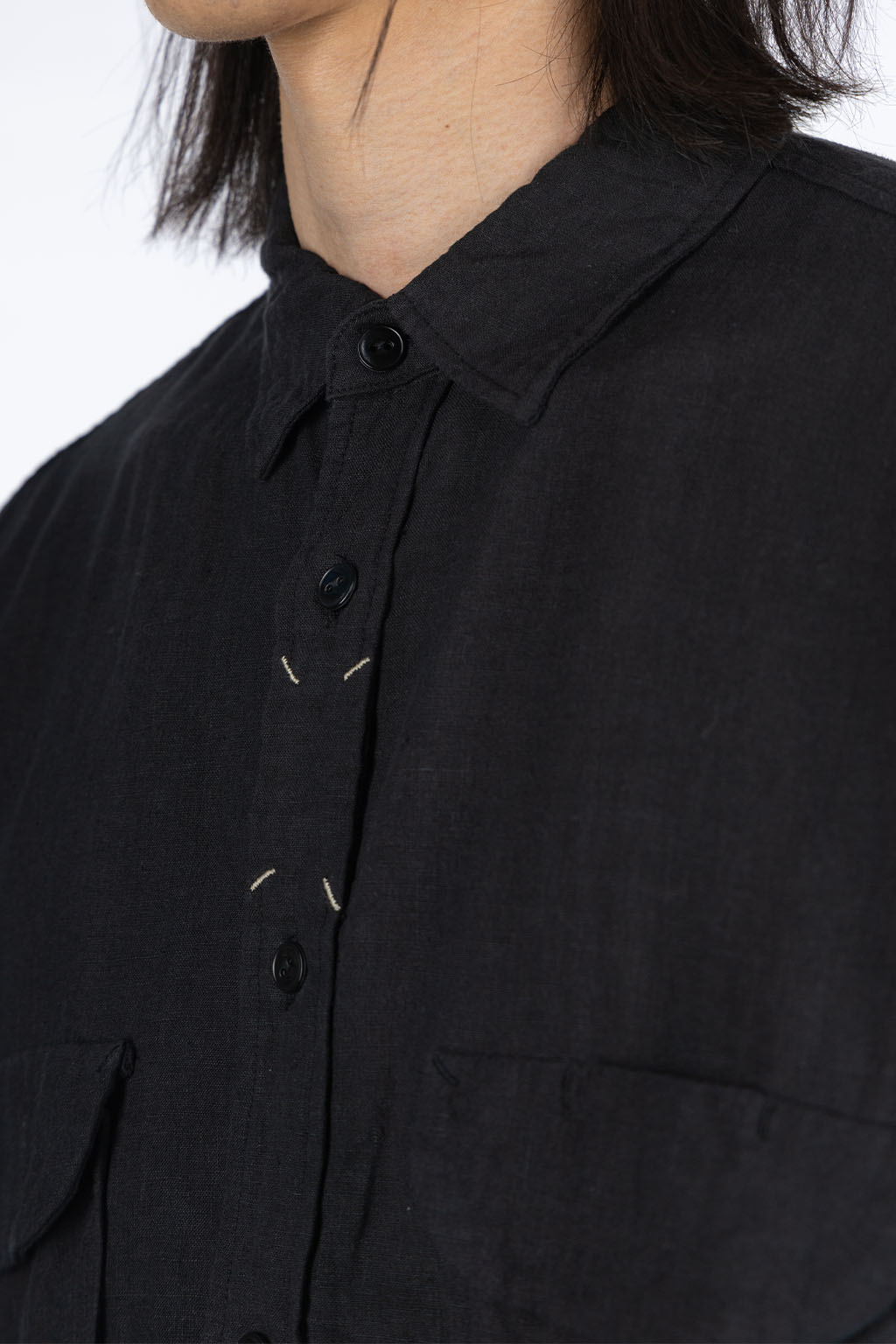 Kapital - Linen CLIP Shirt - Black
