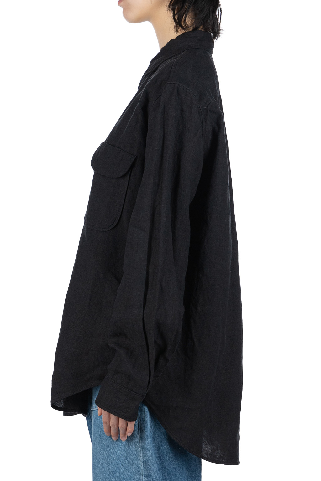 Kapital - Linen CLIP Shirt - Black