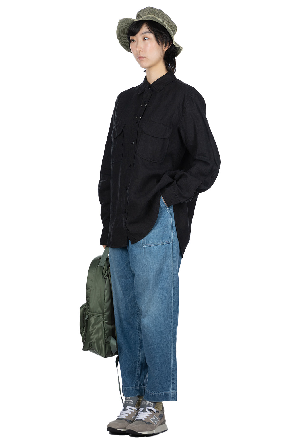 Kapital - Linen CLIP Shirt - Black