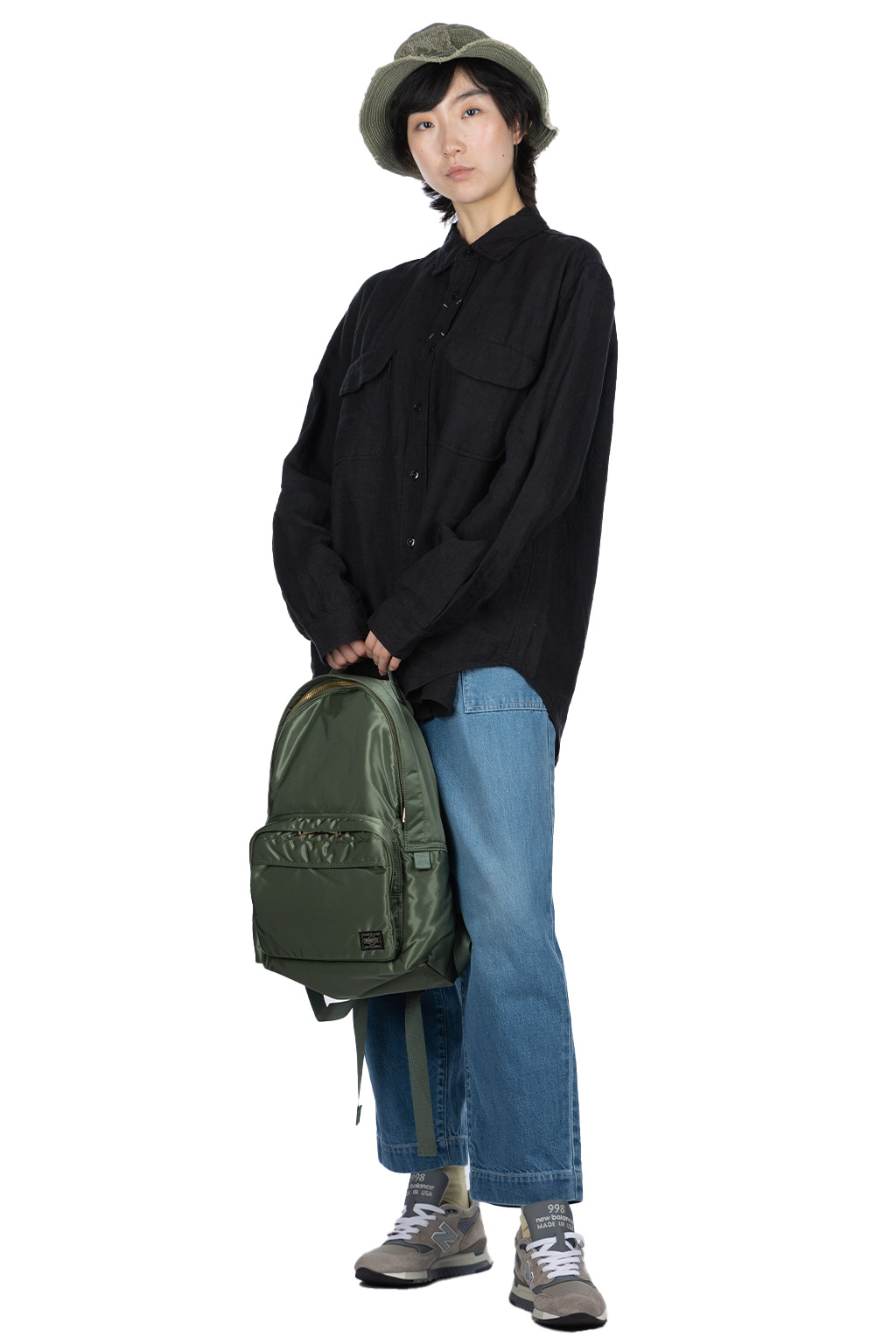 Kapital - Linen CLIP Shirt - Black