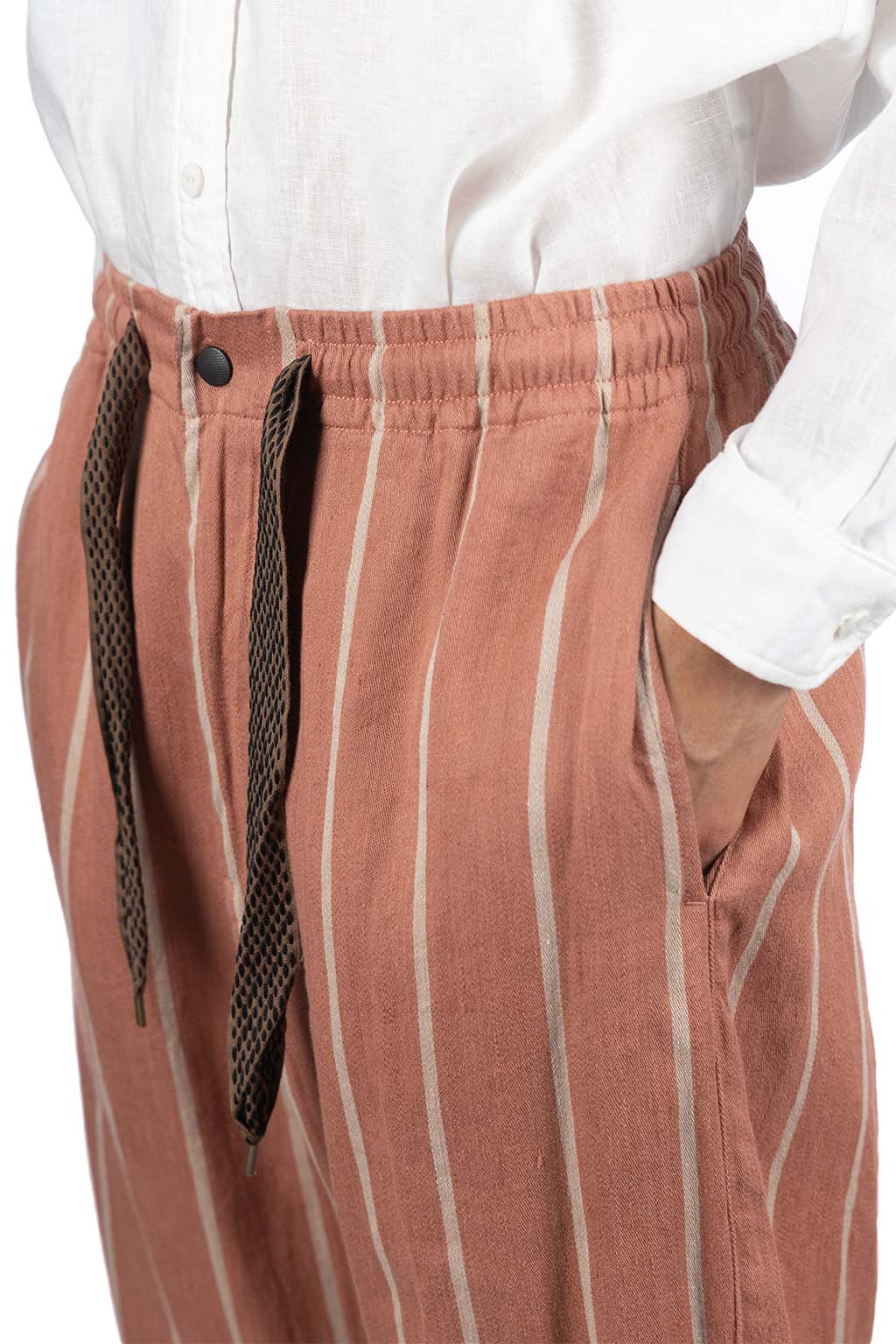 Kapital - Linen PHILLIES Stripe EASY Pants - Sohobrick