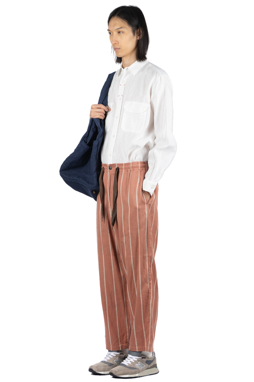 Kapital - Linen PHILLIES Stripe EASY Pants - Sohobrick