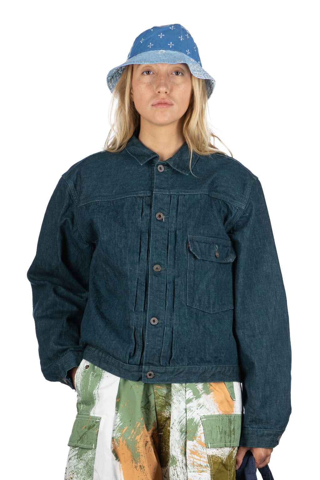 Thread & Supply Frosty Green Opal Denim Jacket