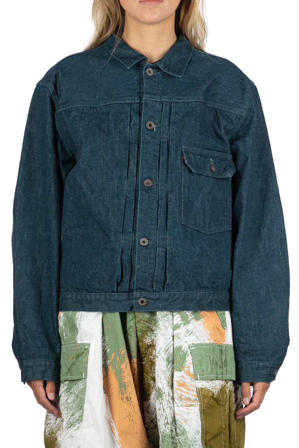 Kapital | No.4 Plant Dyed Denim 1st Jacket | Women | Blue