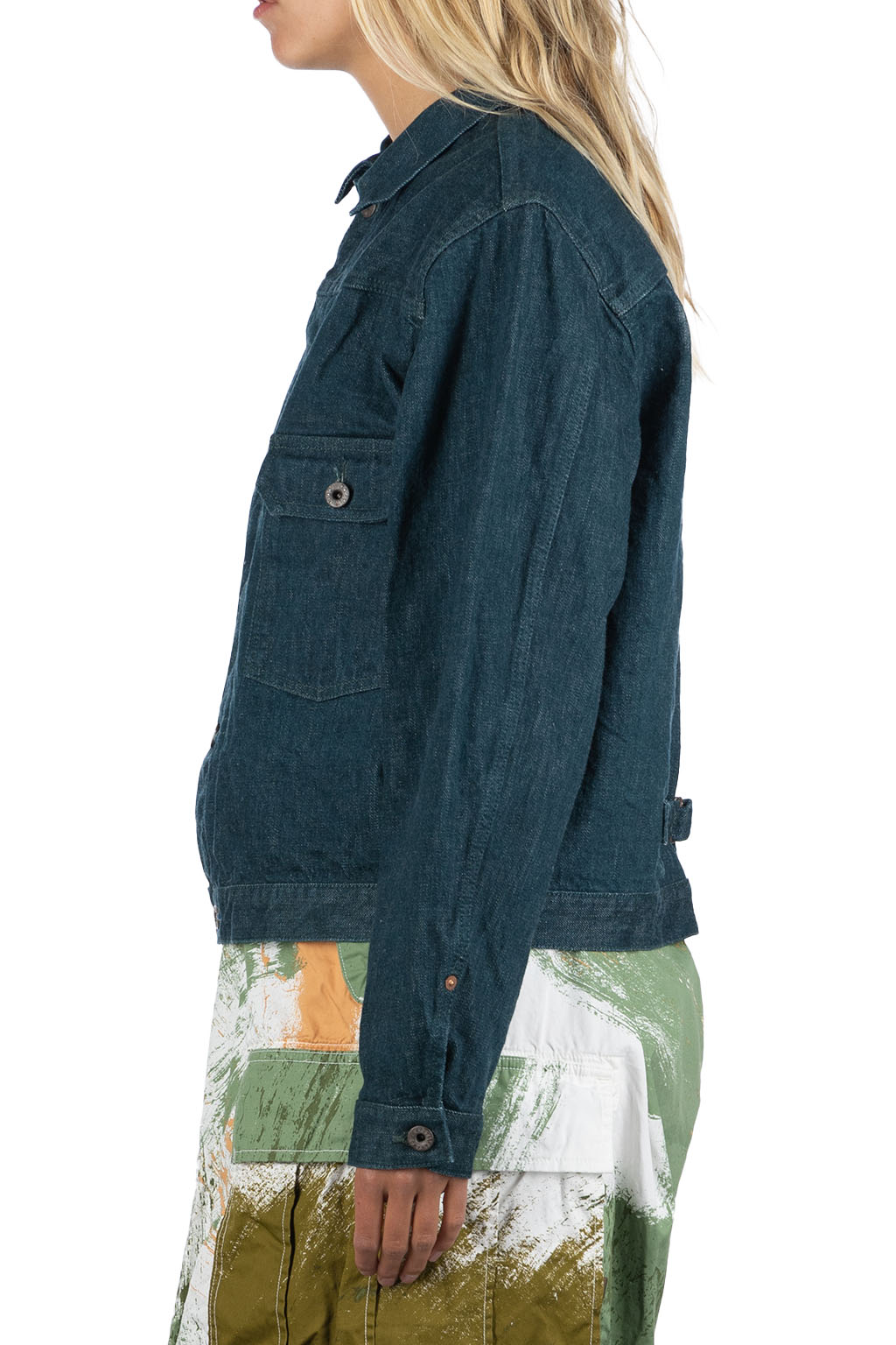 Kapital | No.4 Plant Dyed Denim 1st Jacket | Women | Blue