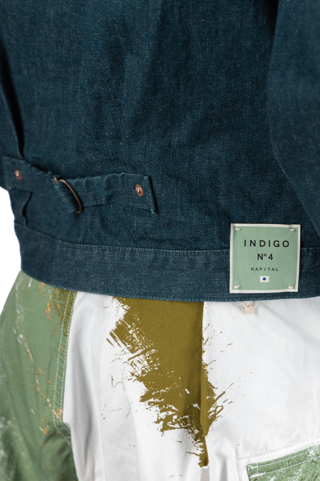 Kapital | No.4 Plant Dyed Denim 1st Jacket | Women | Blue Kapital | No.4 Plant Dyed Denim 1st Jacket | Women | Blue