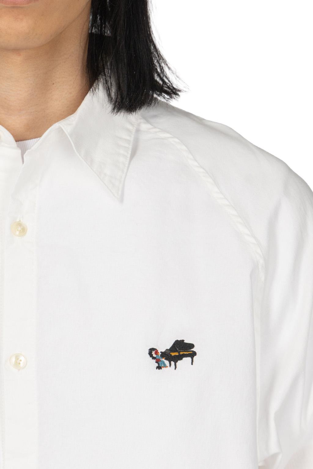 Kapital - OX PIANO Motion Shirt - White
