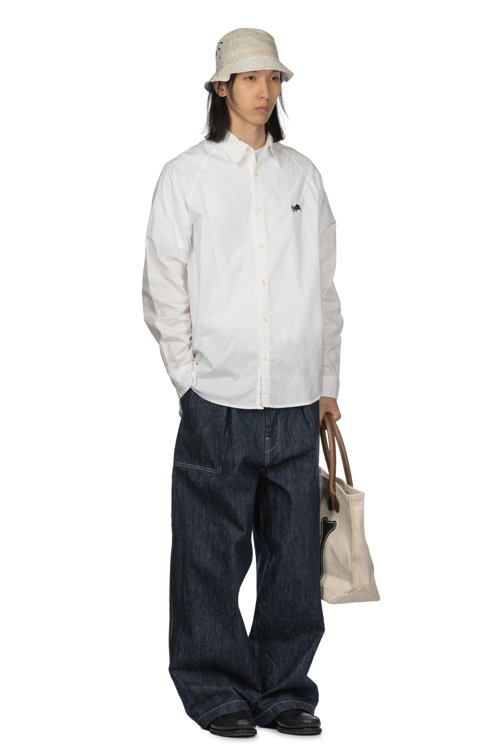 Kapital - OX PIANO Motion Shirt - White