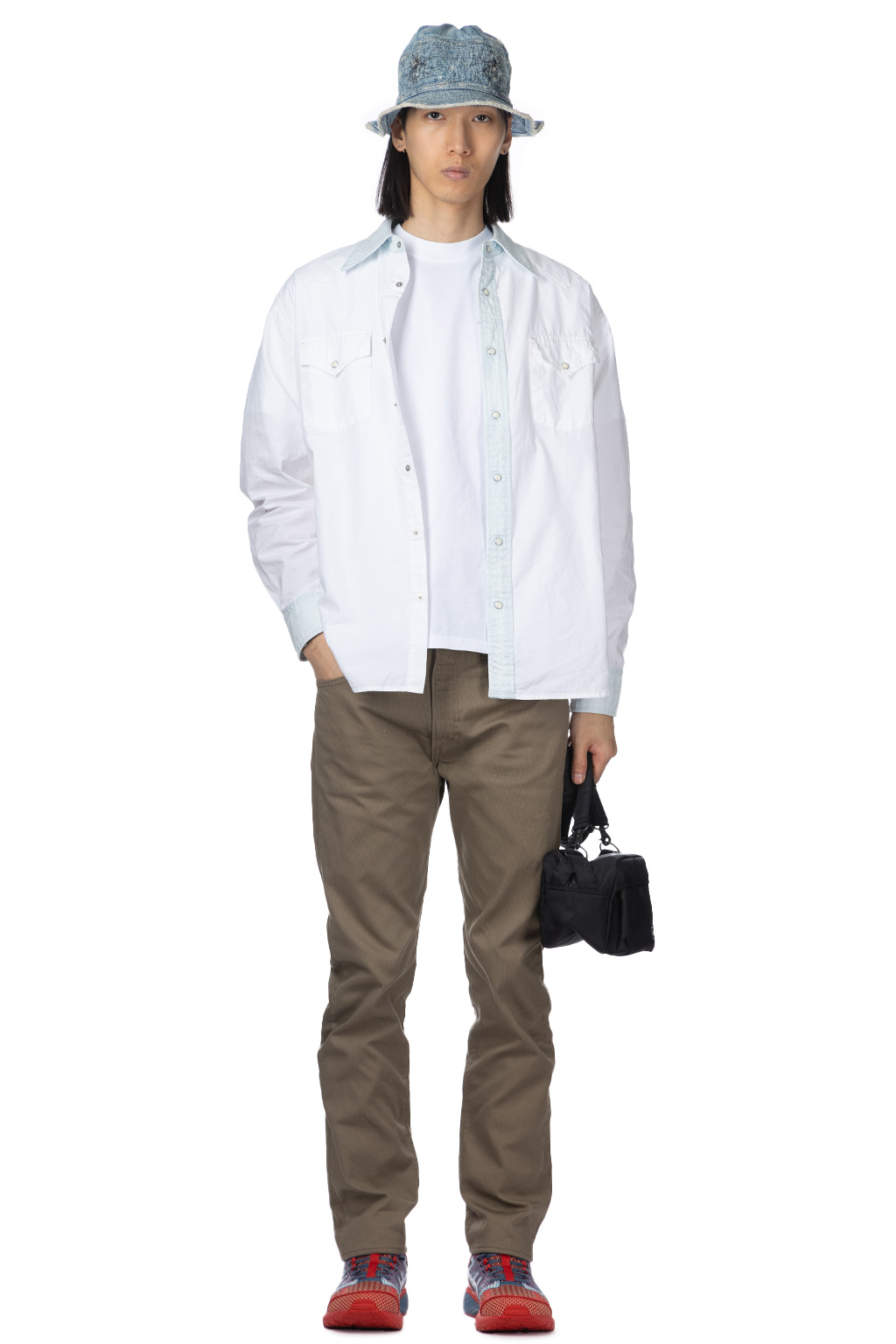 Kapital | OX x Denim HUSKY Western Shirt - White | Men