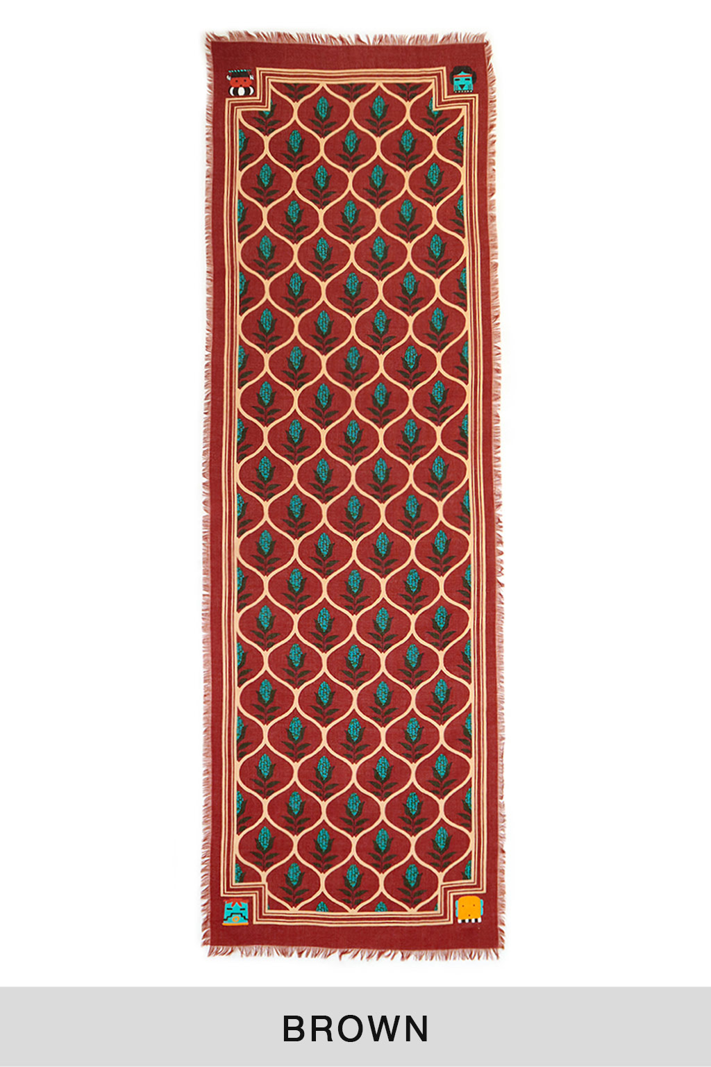 Kapital Rayon DISCO Arabesque Stole - 4 Colors