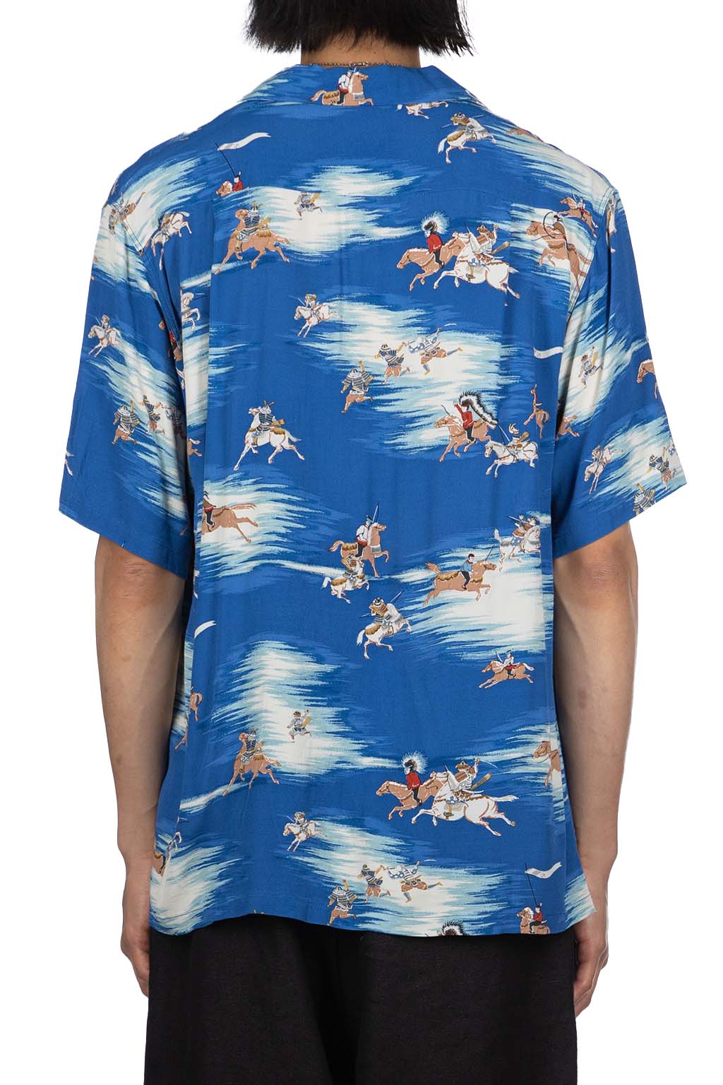 Kapital - Rayon KAMIKAZE Aloha Shirt - Blue