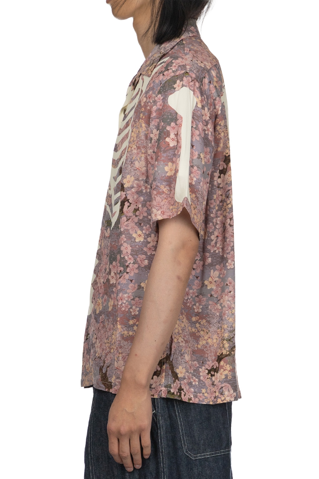 Kapital - Rayon SAKURA-BONE Aloha Shirt - Grey