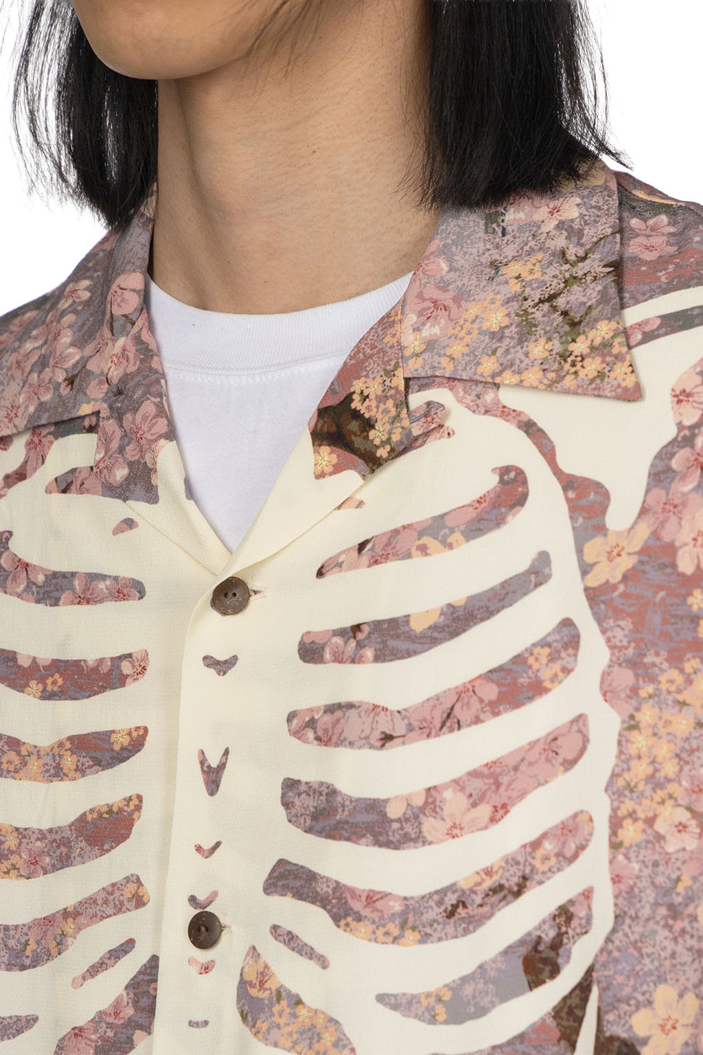 Kapital - Rayon SAKURA-BONE Aloha Shirt - Grey