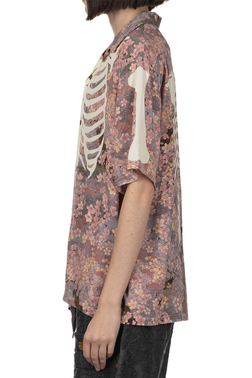 Kapital - Rayon SAKURA-BONE Aloha Shirt - Grey