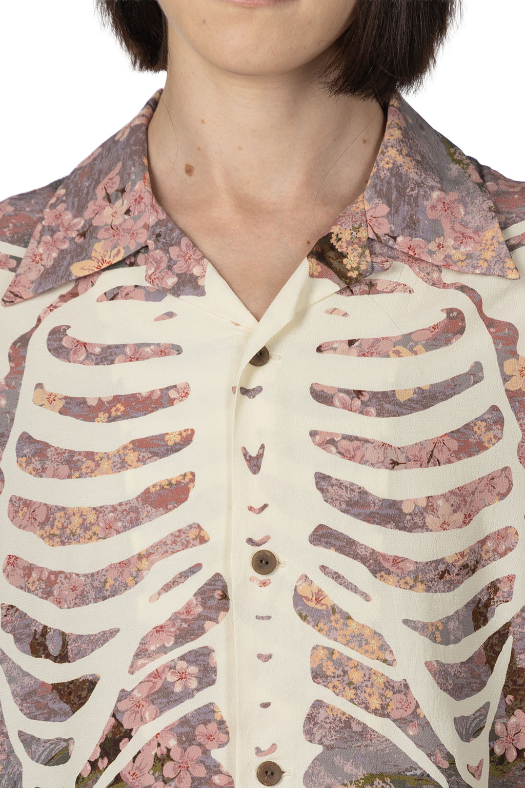 Kapital - Rayon SAKURA-BONE Aloha Shirt - Grey
