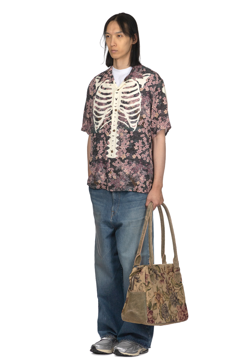 Kapital - Rayon SAKURA-BONE Aloha Shirt - I-B