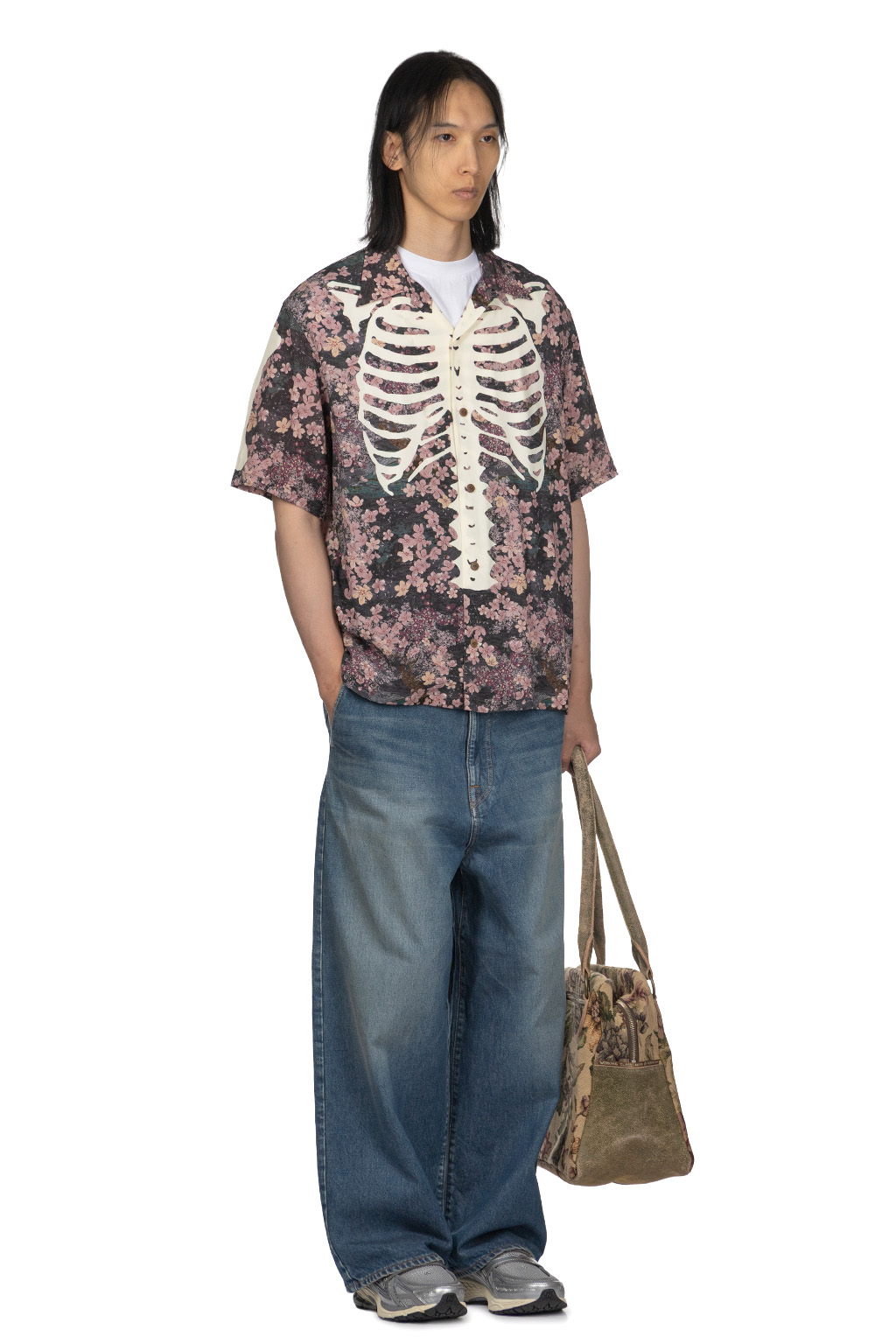 Kapital - Rayon SAKURA-BONE Aloha Shirt - I-B
