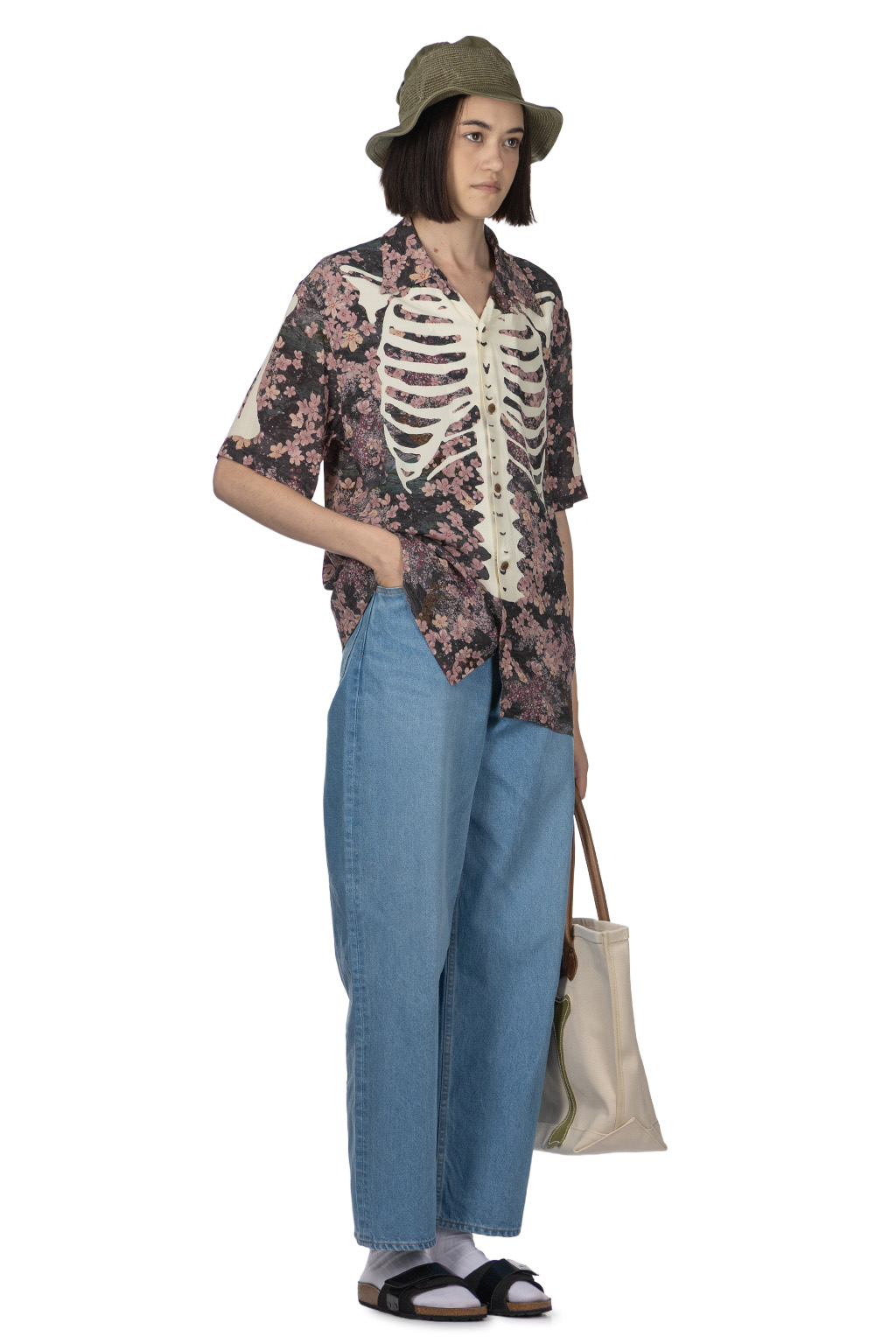 Kapital - Rayon SAKURA-BONE Aloha Shirt - I-B