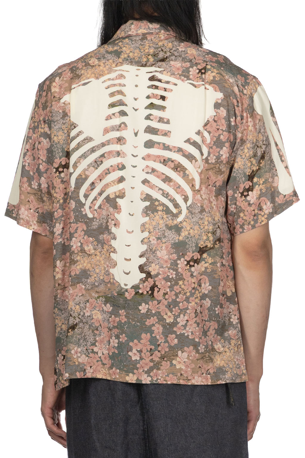 Kapital - Rayon SAKURA-BONE Aloha Shirt - Khaki