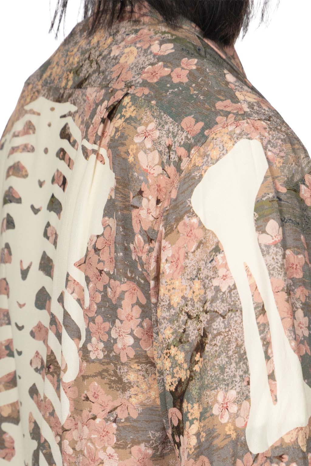 Kapital - Rayon SAKURA-BONE Aloha Shirt - Khaki