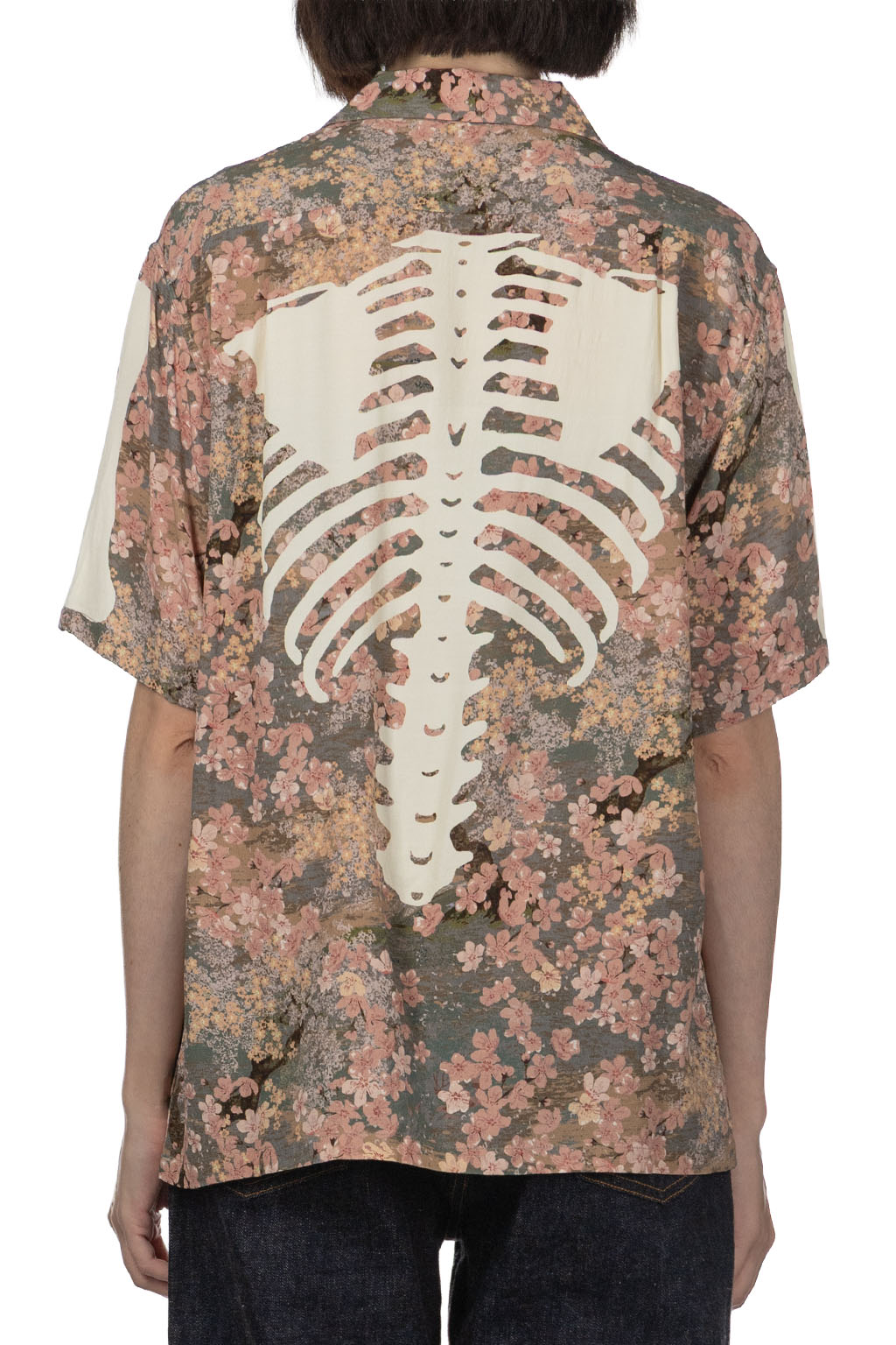 Kapital - Rayon SAKURA-BONE Aloha Shirt - Khaki