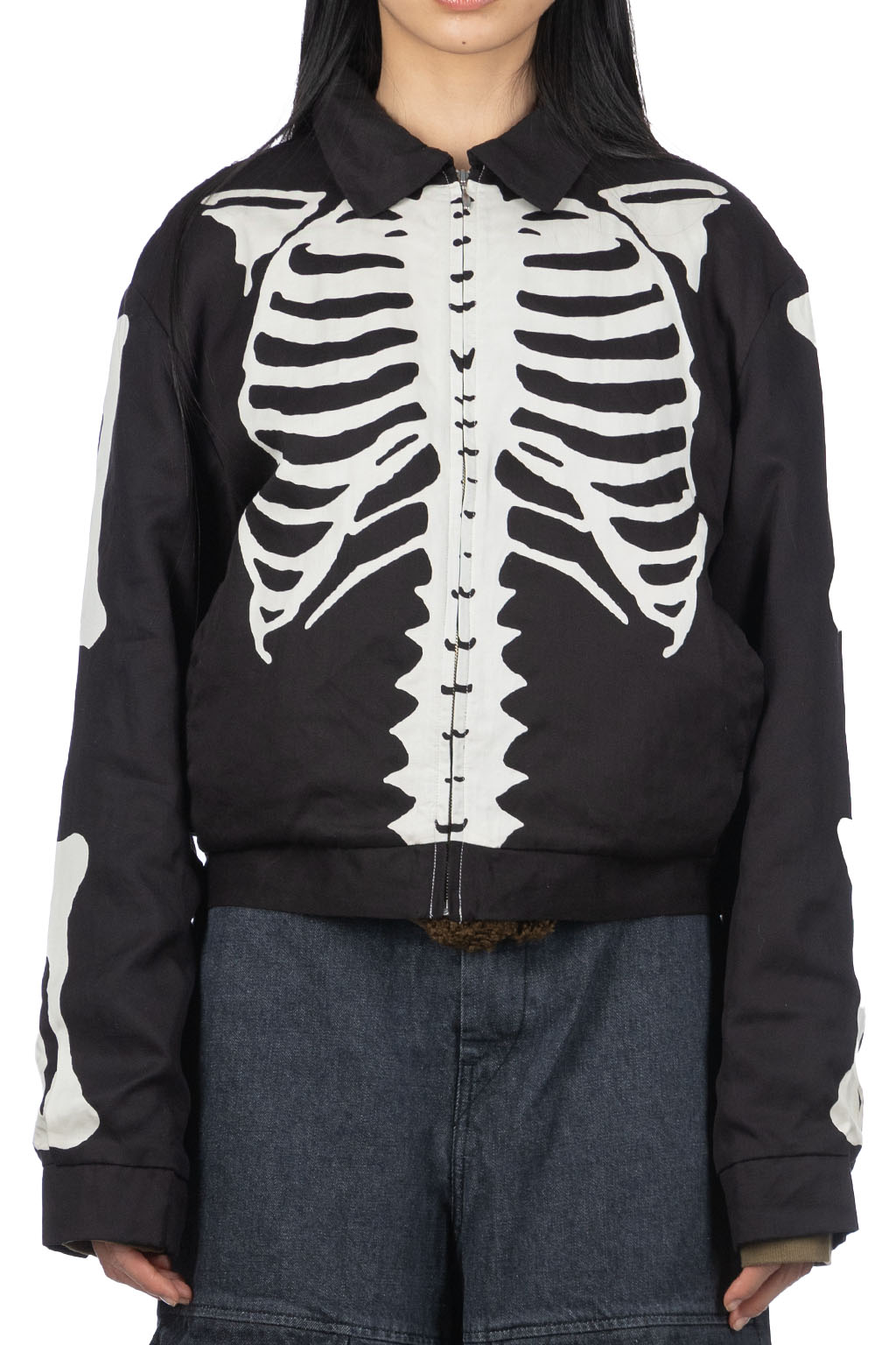 新品未使用 KAPITAL レーヨンツイル BONE ドリズラーJKT サイズ4