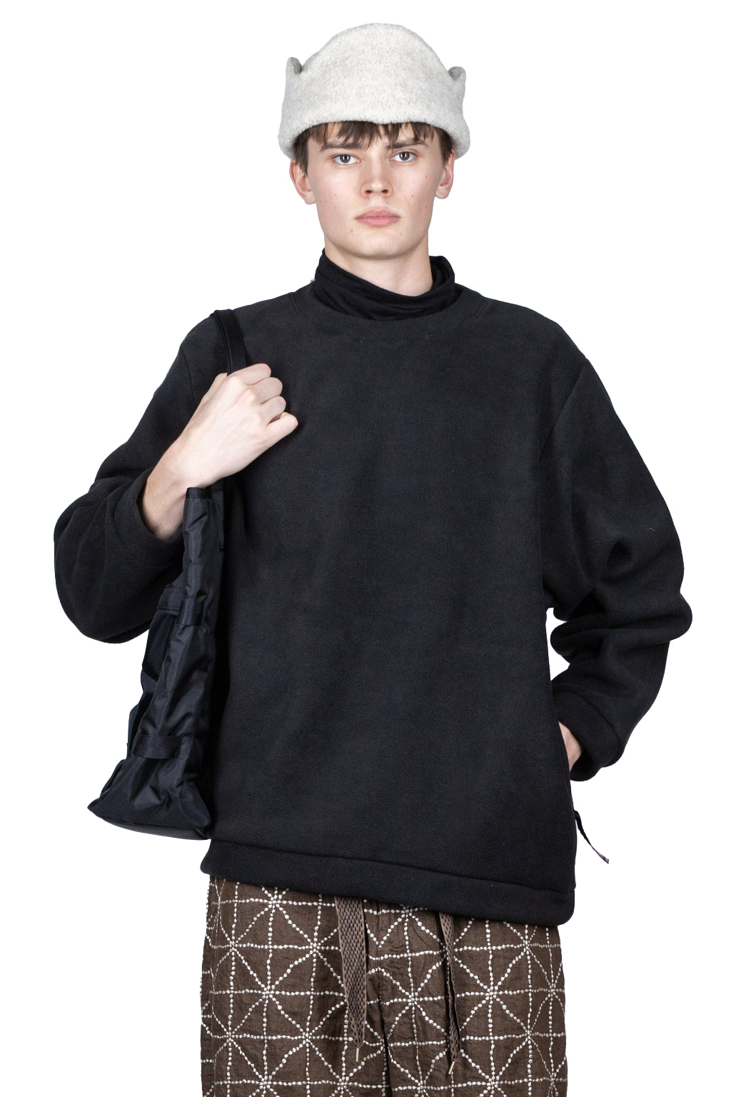 BlueButtonShop - Kapital - Kapital-Reverse-Fleece-BIG-Crew BlueButtonShop - Kapital - Kapital-Reverse-Fleece-BIG-Crew
