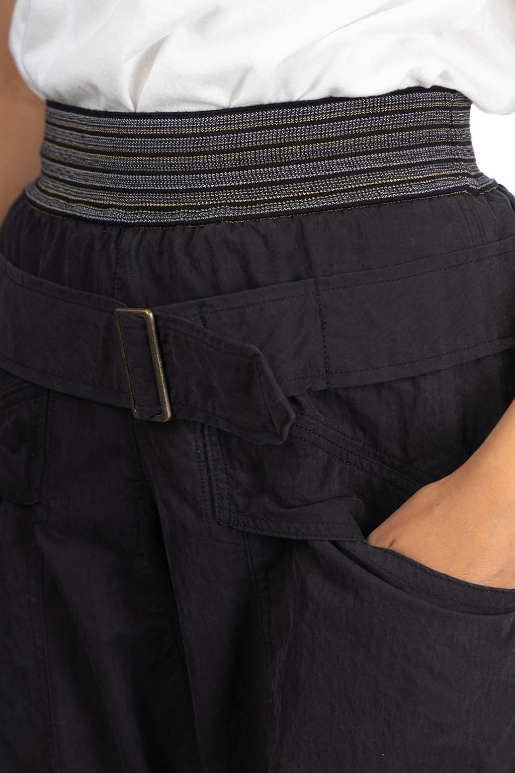 Kapital - Rip Stop AVIATOR SUITCUT Pants - Black