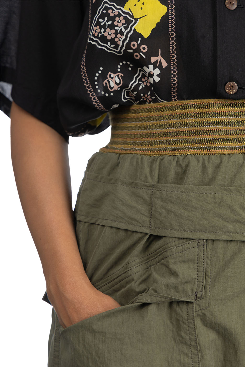 Kapital - Rip Stop AVIATOR SUITCUT Pants - Khaki