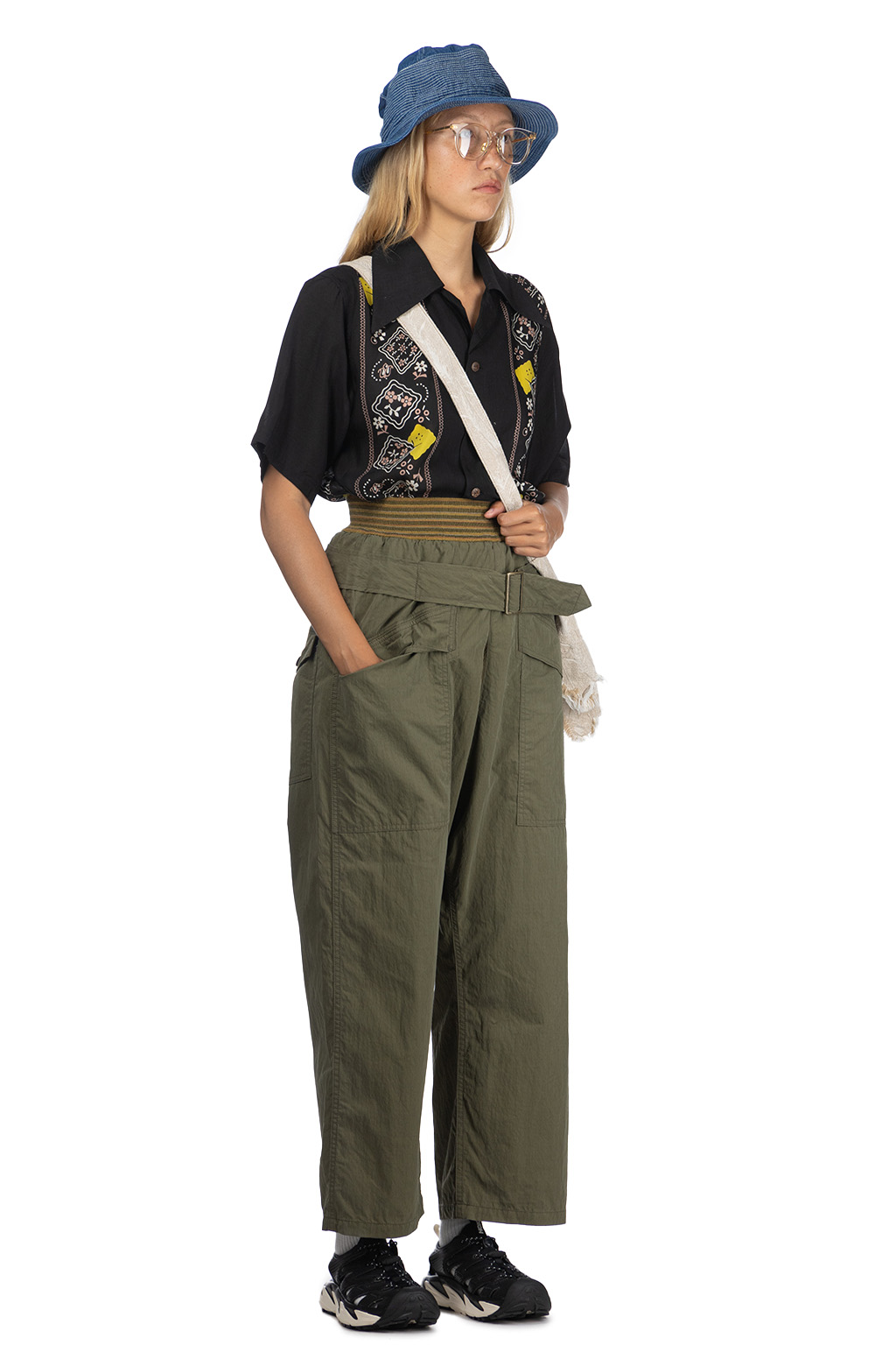 Kapital - Rip Stop AVIATOR SUITCUT Pants - Khaki