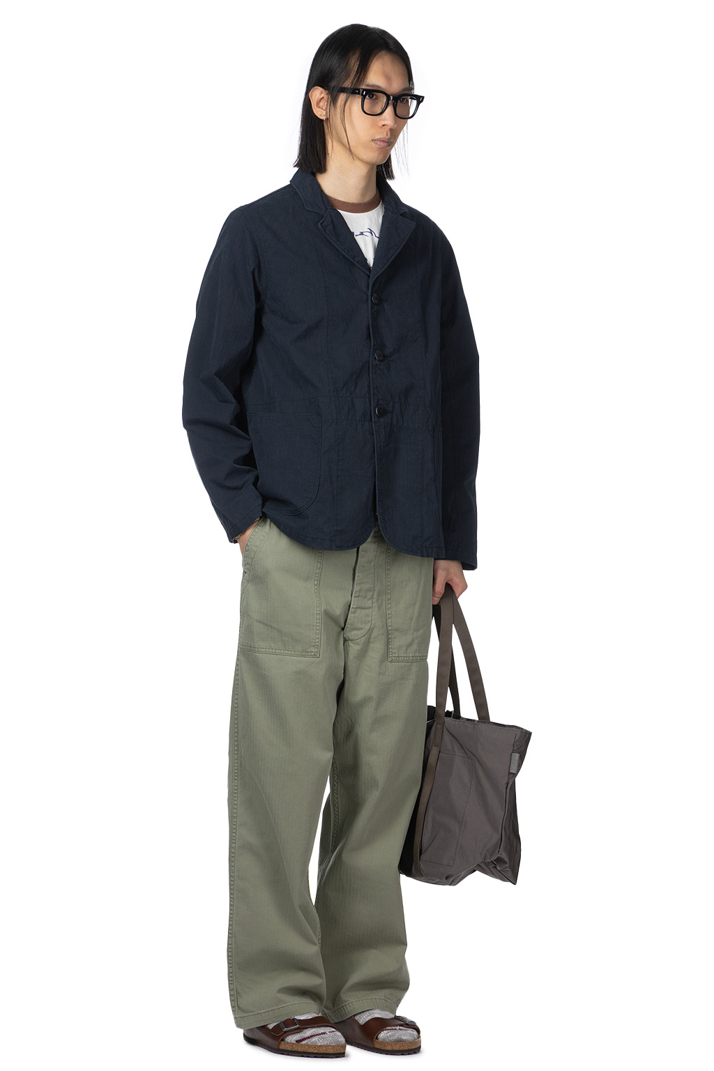 Kapital - Rip Stop HOSPITAL Jacket - Navy