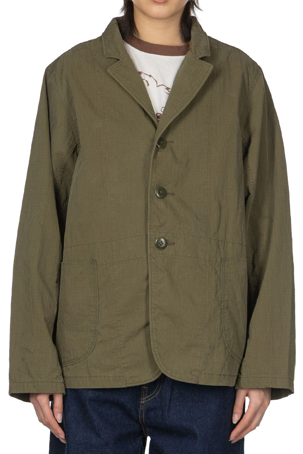 Kapital - Rip-Stop Hospital Jacket - Khaki