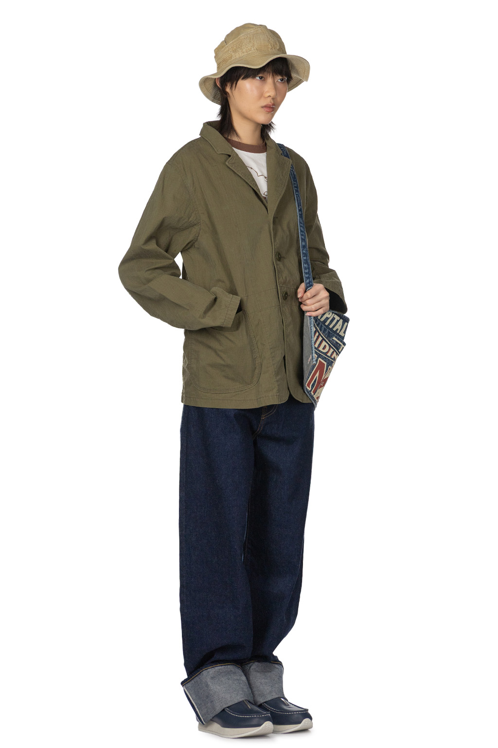 Kapital - Rip-Stop Hospital Jacket - Khaki