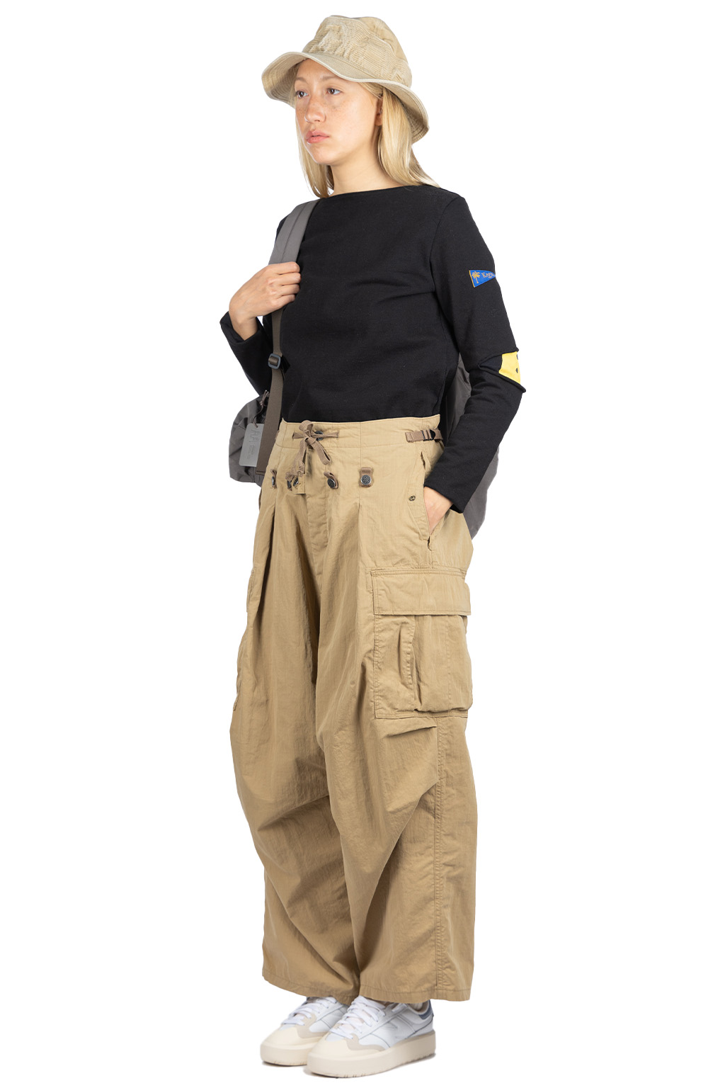 Kapital - Rip Stop JUMBO Cargo Pants - Beige