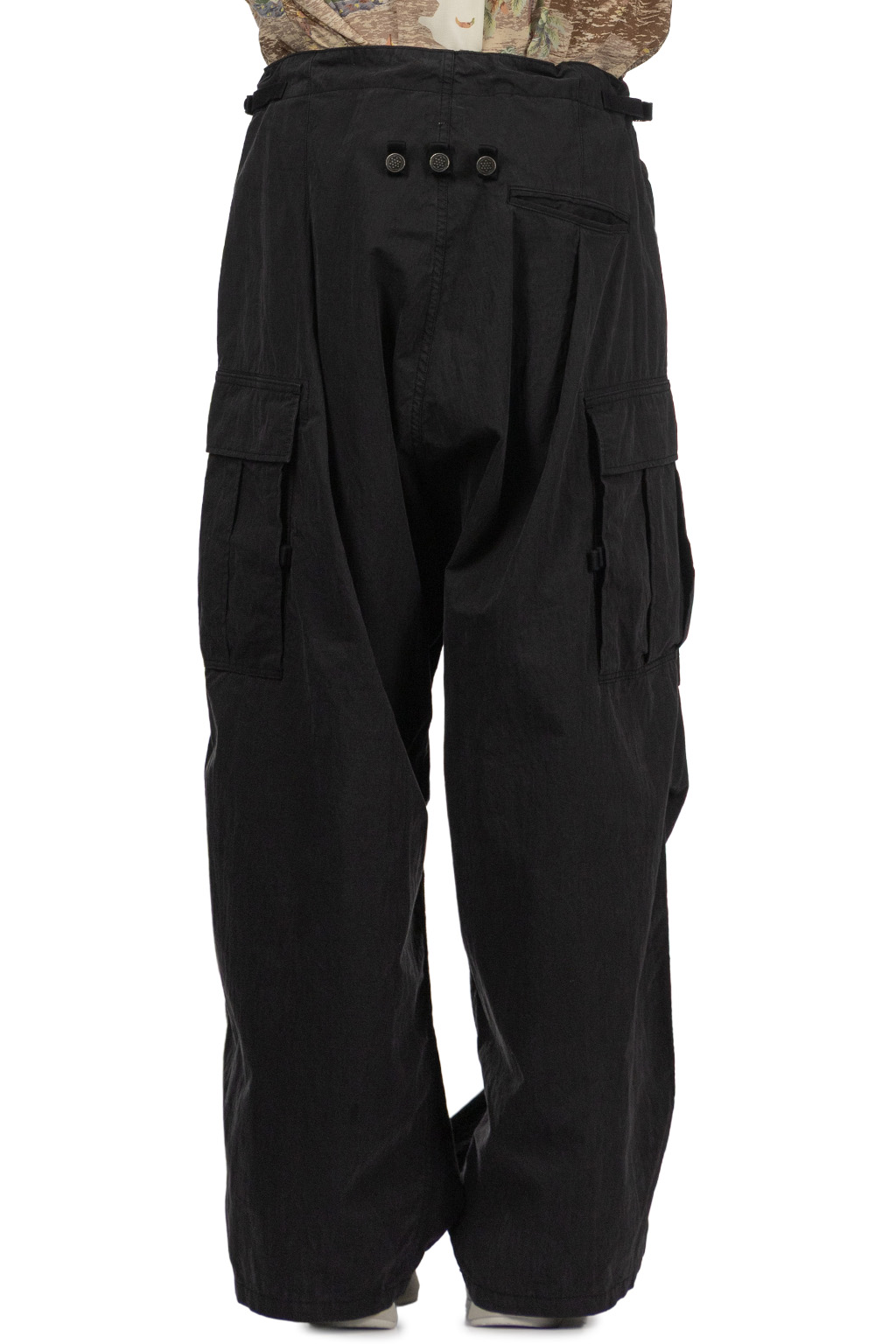 Kapital - Rip Stop JUMBO Cargo Pants - Black